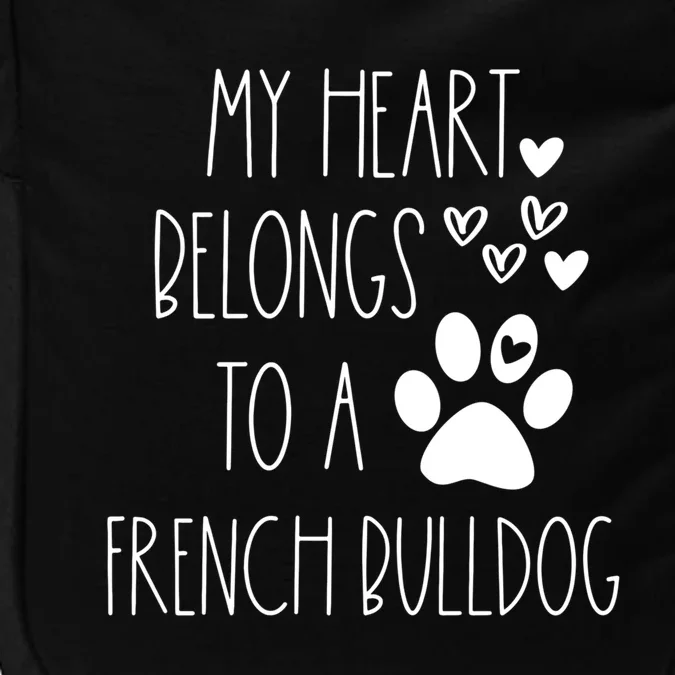 Funny Cute Valentines Day Gift For French Bulldog Dog Lover Gift Impact Tech Backpack