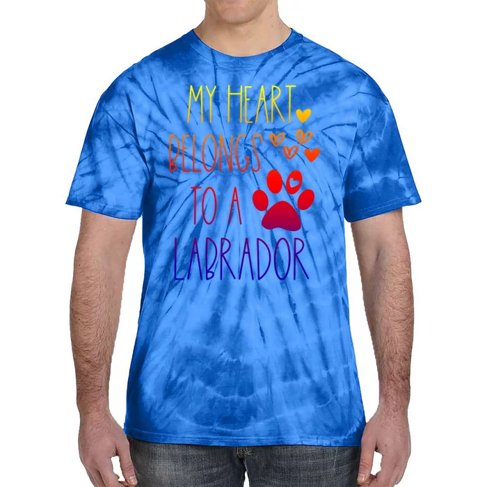 Funny Cute Valentines Day Gift For Labrador Dog Lover Gift Tie-Dye T-Shirt