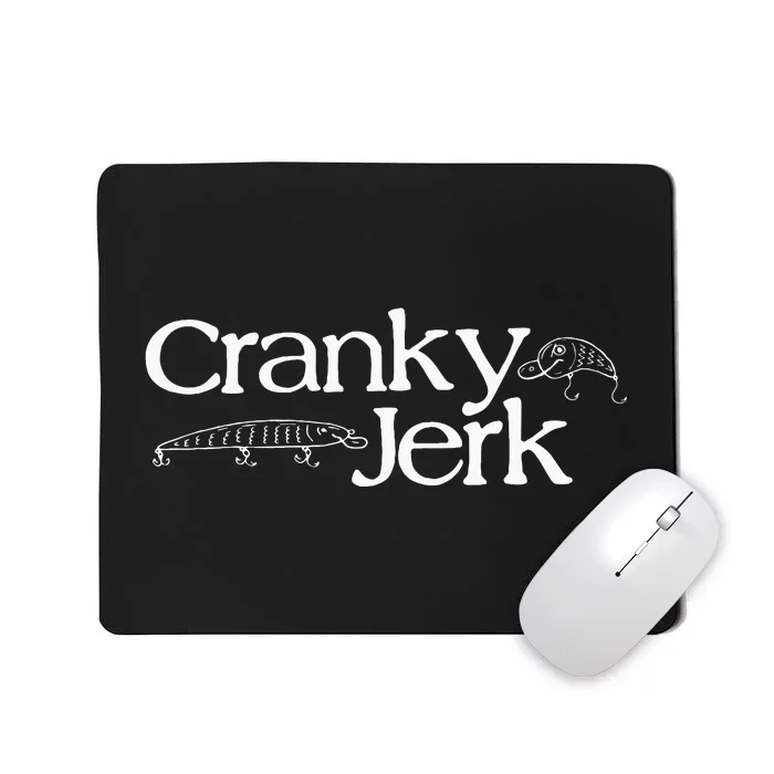 Funny Cranky Vintage Outdoor Fishing Lure Mousepad