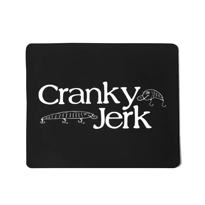 Funny Cranky Vintage Outdoor Fishing Lure Mousepad