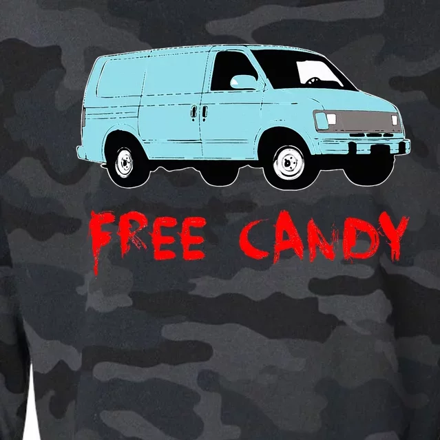 Free Candy Van Cropped Pullover Crew