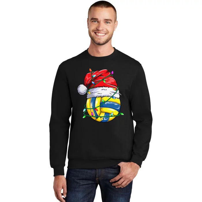 Funny Christmas Volleyball Players Lovers Xmas Sweatshirt