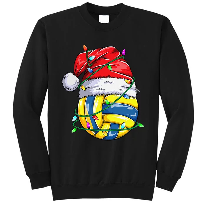 Funny Christmas Volleyball Players Lovers Xmas Sweatshirt