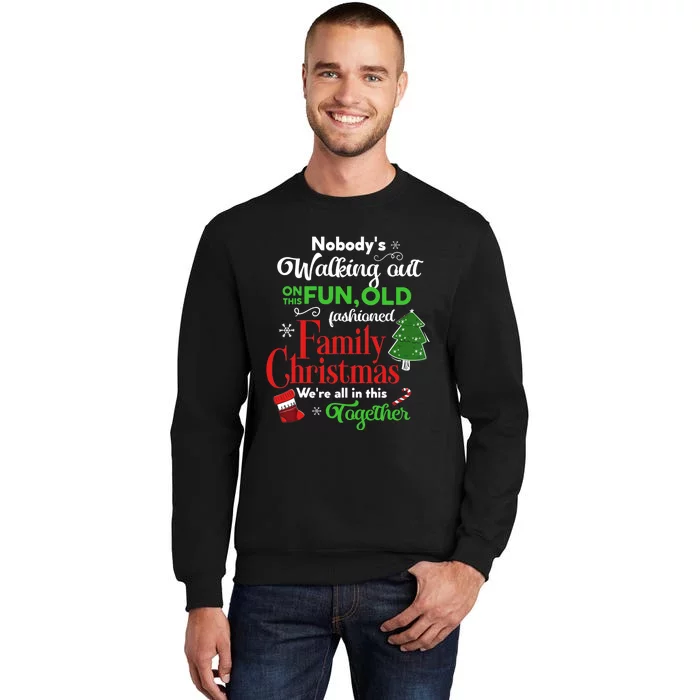 Family Christmas Vacation Pajamas Funny XMAS Ugly Christmas Tall Sweatshirt