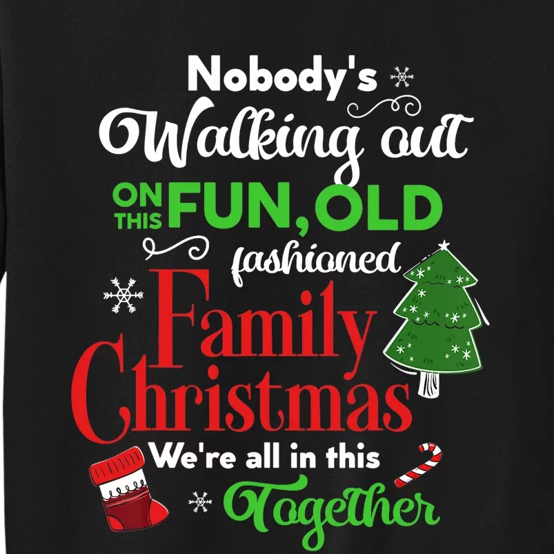 Family Christmas Vacation Pajamas Funny XMAS Ugly Christmas Tall Sweatshirt