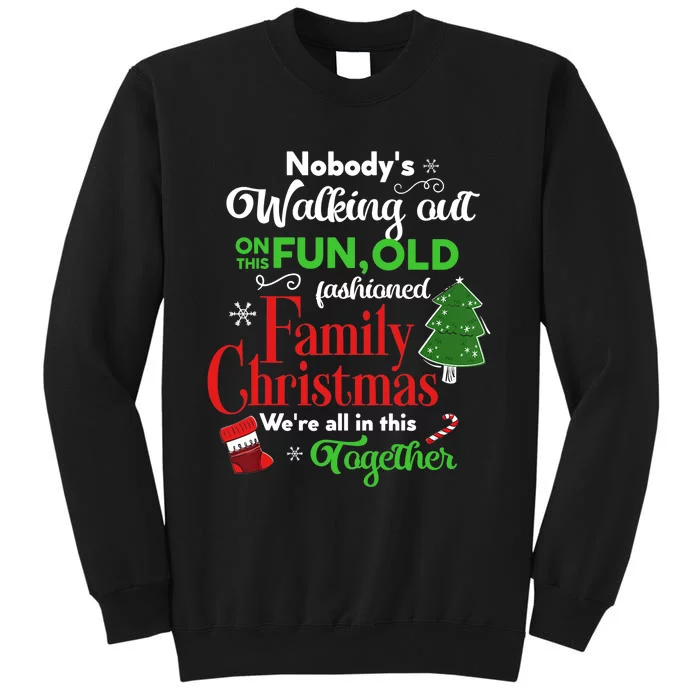 Family Christmas Vacation Pajamas Funny XMAS Ugly Christmas Tall Sweatshirt