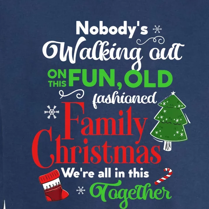 Family Christmas Vacation Pajamas Funny XMAS Ugly Christmas Garment-Dyed Sweatshirt