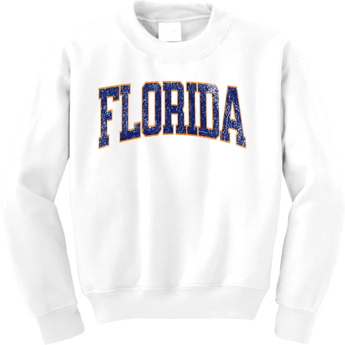 Florida City Vintage Kids Sweatshirt