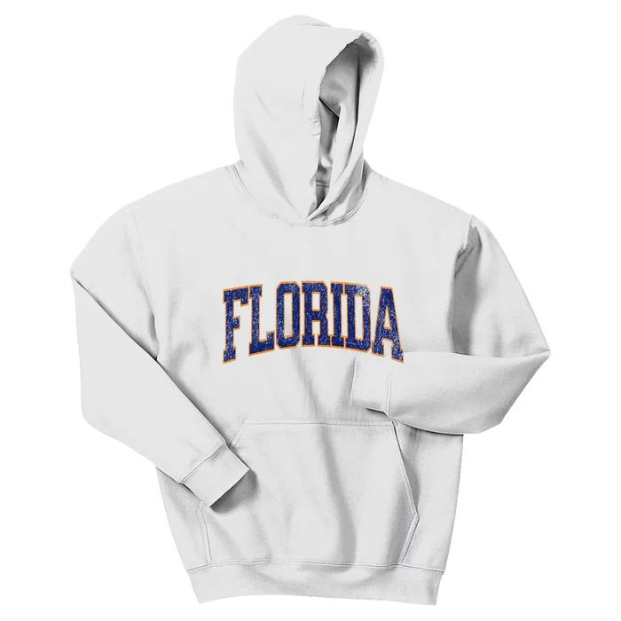 Florida City Vintage Kids Hoodie