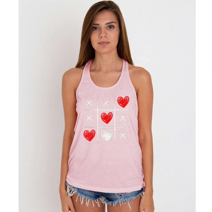 Funny Cute Valentines For BF Or GF Women's Knotted Racerback Tank