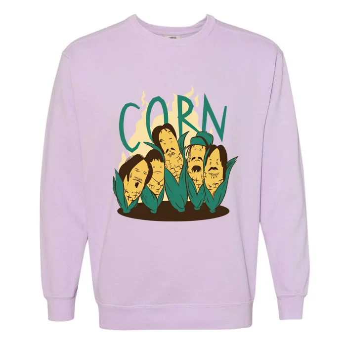 Farm Corn Vegetables Have A Corntastic Day Corn Enthusiasts Gift Garment-Dyed Sweatshirt