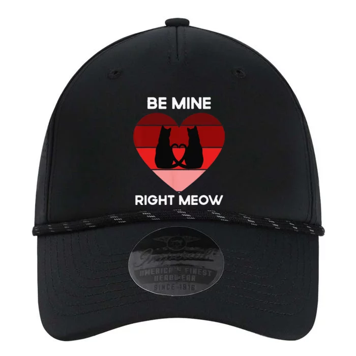 Funny Cat Valentines Day Be Mine Meow Cat Lover Performance The Dyno Cap