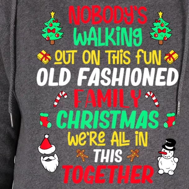 Family Christmas Vacation Pajamas Xmas Ugly Christmas Womens Funnel Neck Pullover Hood