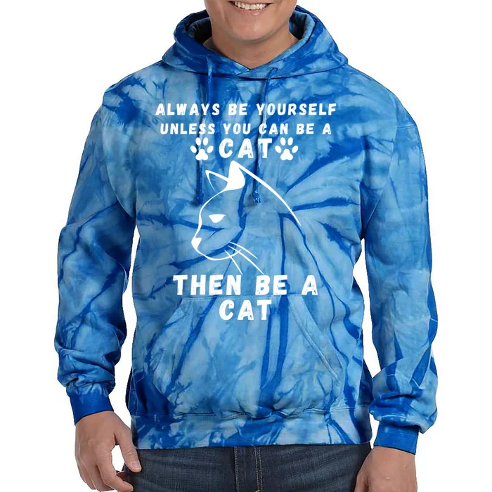 Funny Cat Vintage Funny Saying Cats Lovers Jokes Tie Dye Hoodie