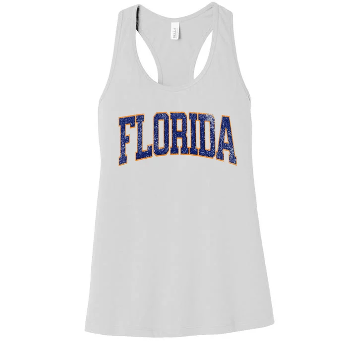 Florida City Vintage Women's Racerback Tank