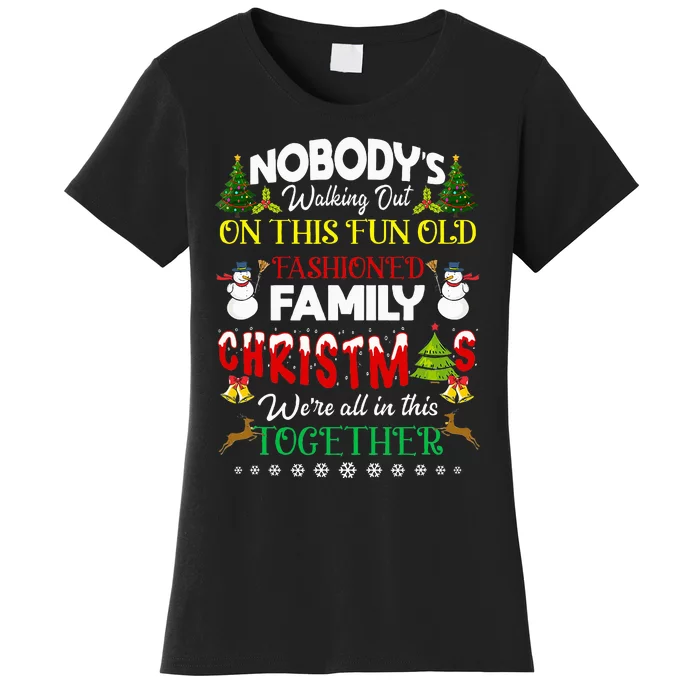 Family Christmas we are all in this together Merry Xmas Women's T-Shirt