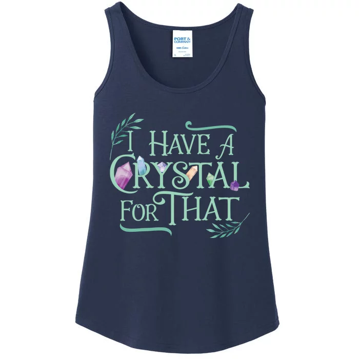 Funny Crystals Witchy Quote Chakras Energy Healing Ladies Essential Tank