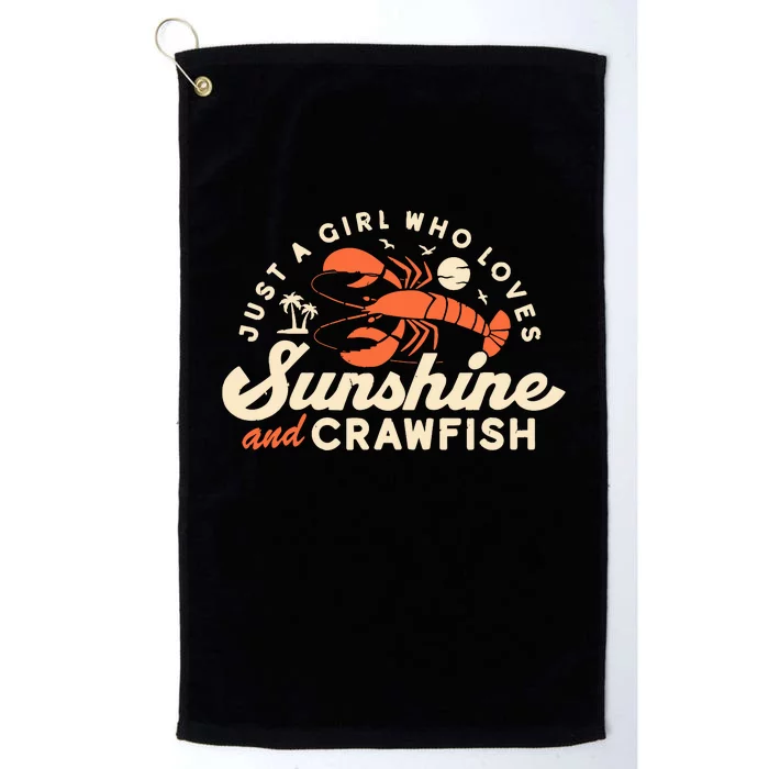 Funny Crawfish Wo Cajun Boil Girl Party Festival Platinum Collection Golf Towel