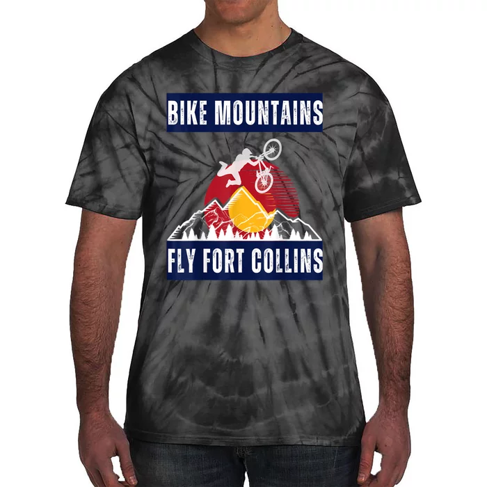 Fort Collins: Where Bikers And Mountain Meet Tie-Dye T-Shirt