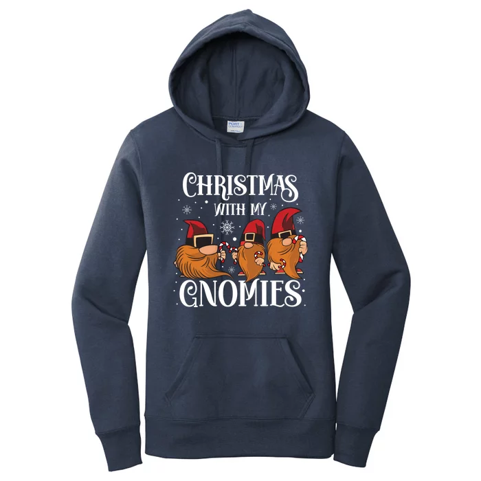 Funny Christmas With My Gnomies Meaningful Gift Women's Pullover Hoodie