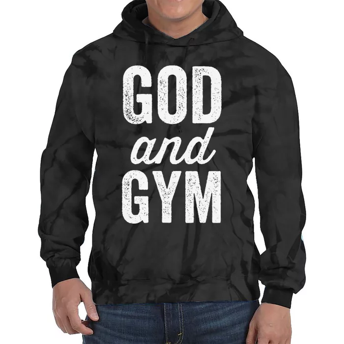 Funny Christian Workout Fitness Gym And Jesus Tie Dye Hoodie