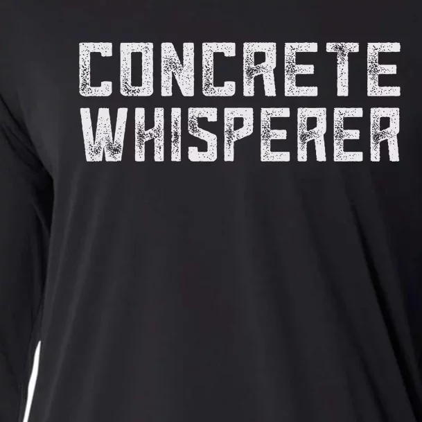 Funny Concrete Worker Construction Worker Gag Pun Cooling Performance Long Sleeve Crew