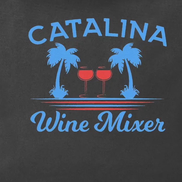 Funny Catalina Wine Mixer Party Zip Tote Bag