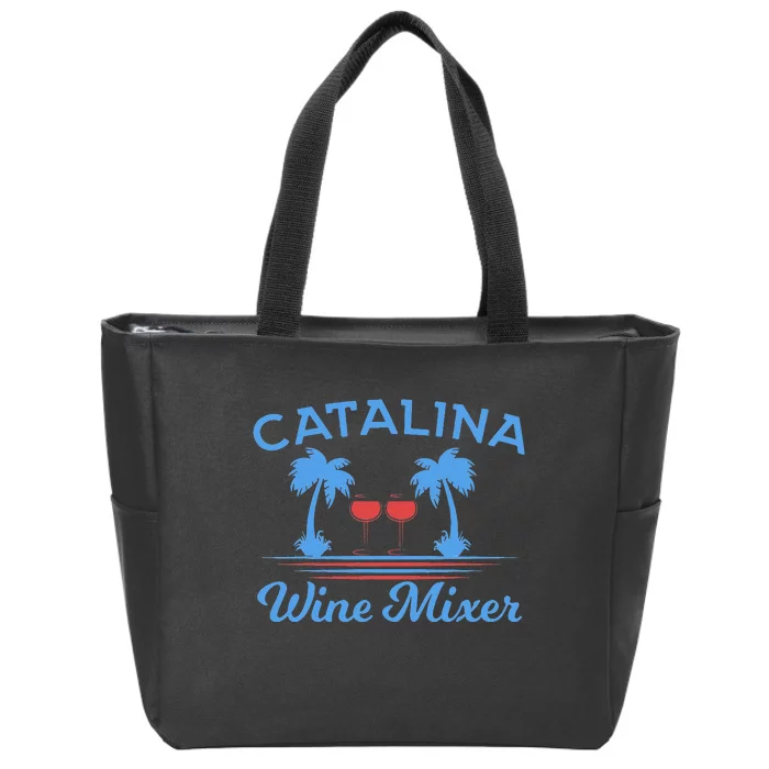 Funny Catalina Wine Mixer Party Zip Tote Bag