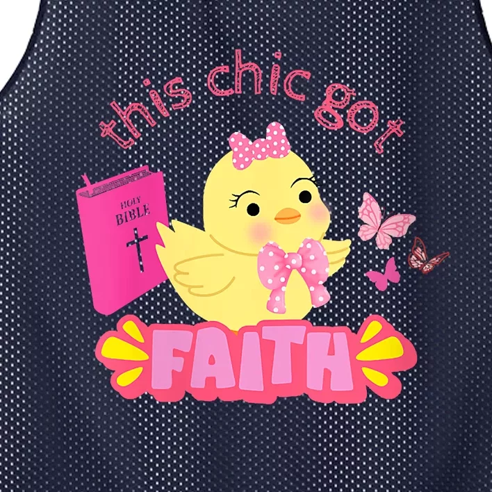 Faith Chic With Bible Mesh Reversible Basketball Jersey Tank