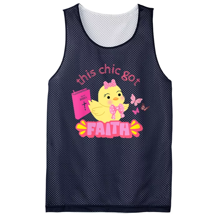 Faith Chic With Bible Mesh Reversible Basketball Jersey Tank