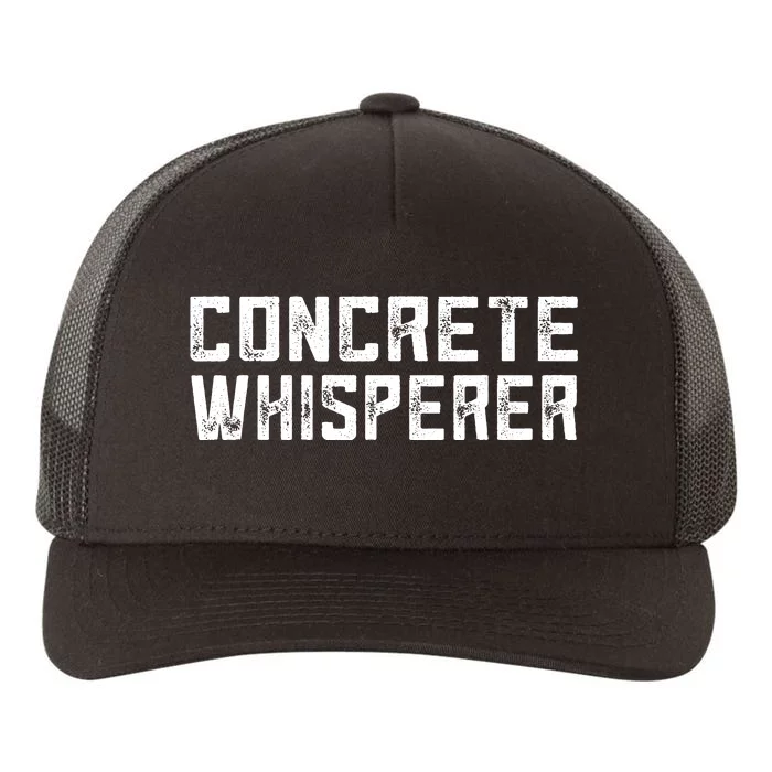 Funny Concrete Worker Construction Worker Gag Pun Yupoong Adult 5-Panel Trucker Hat