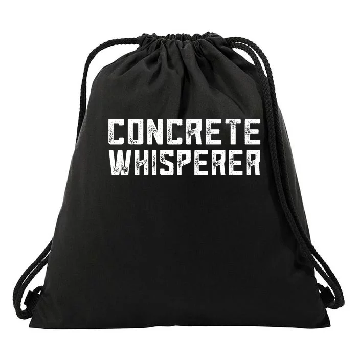 Funny Concrete Worker Construction Worker Gag Pun Drawstring Bag