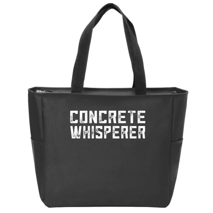 Funny Concrete Worker Construction Worker Gag Pun Zip Tote Bag