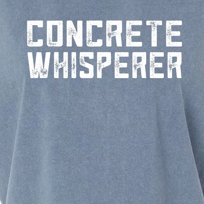 Funny Concrete Worker Construction Worker Gag Pun Garment-Dyed Women's Muscle Tee