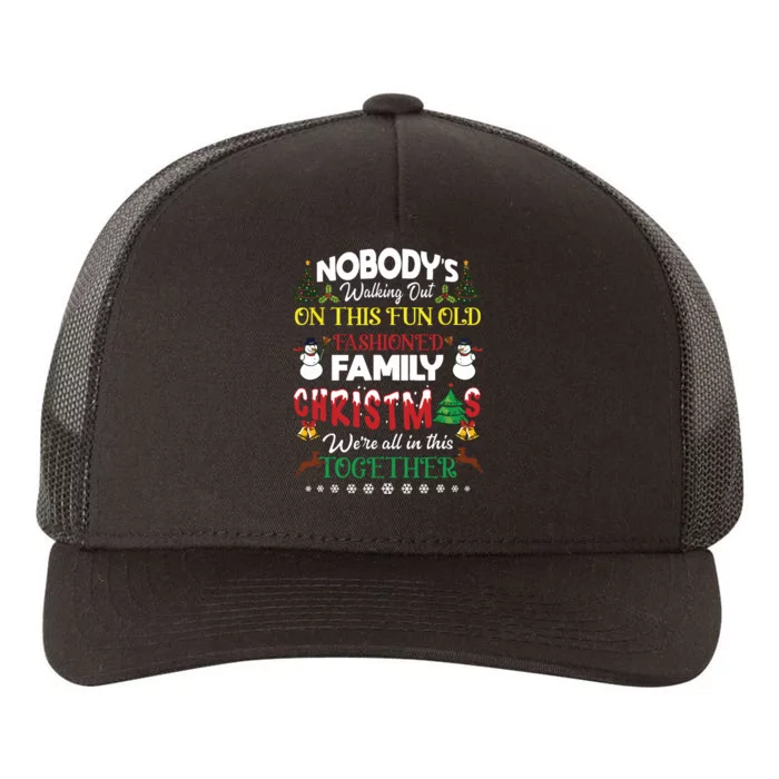 Family Christmas We Are All In This Together Merry Xmas Yupoong Adult 5-Panel Trucker Hat