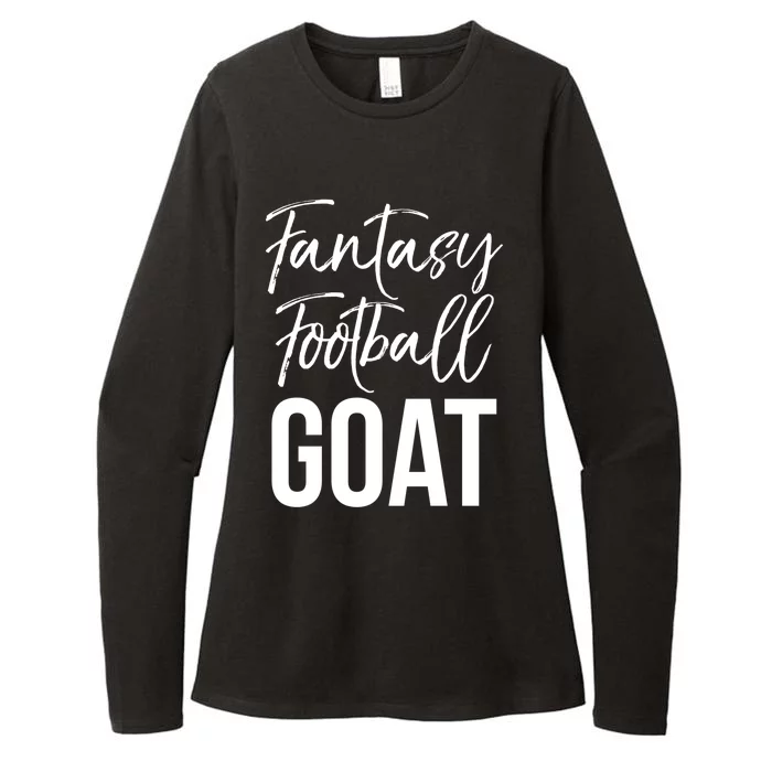 Fantasy Championship Winner Items Gift Fantasy Football Goat Great Gift Womens CVC Long Sleeve Shirt