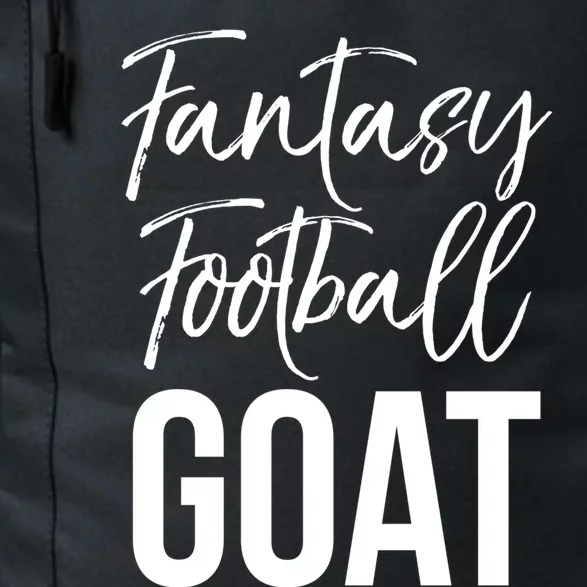 Fantasy Championship Winner Items Gift Fantasy Football Goat Great Gift Daily Commute Backpack