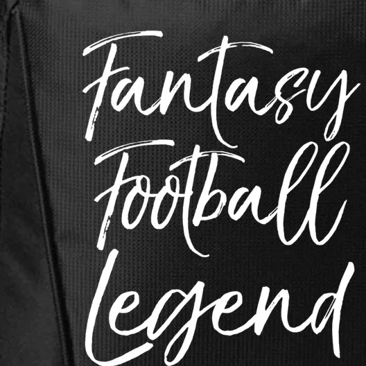 Fantasy Championship Winner Trophy Fantasy Football Legend Gift City Backpack