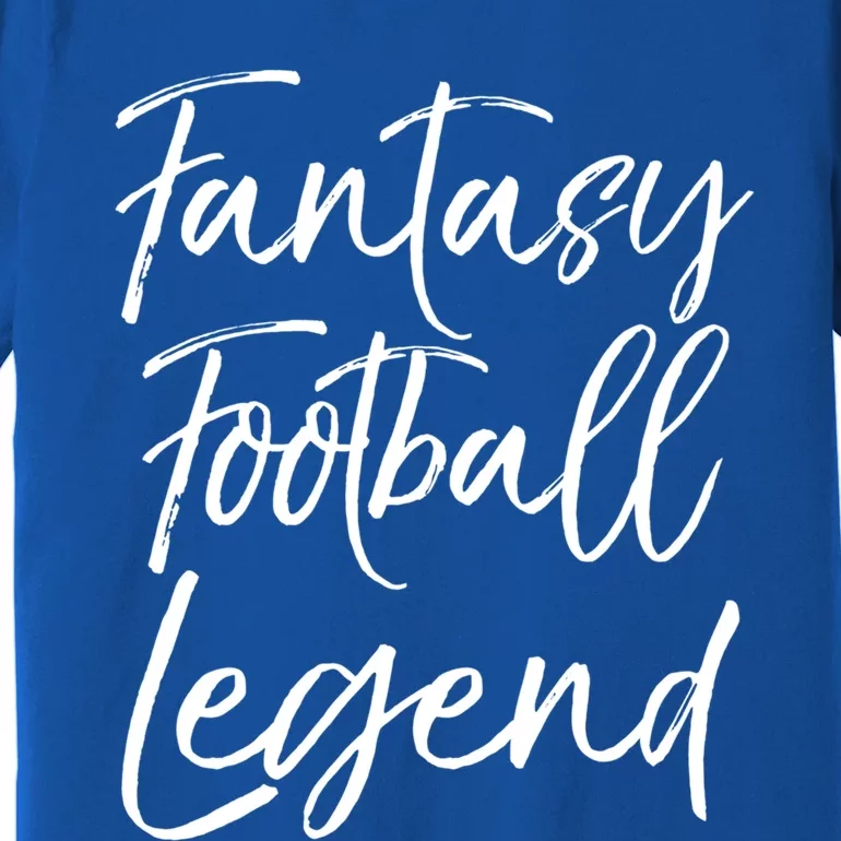 Fantasy Championship Winner Trophy Fantasy Football Legend Gift Premium T-Shirt