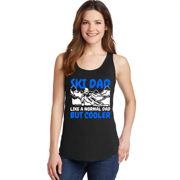 Funny Cute Winter Skiing Gift Ladies Essential Tank