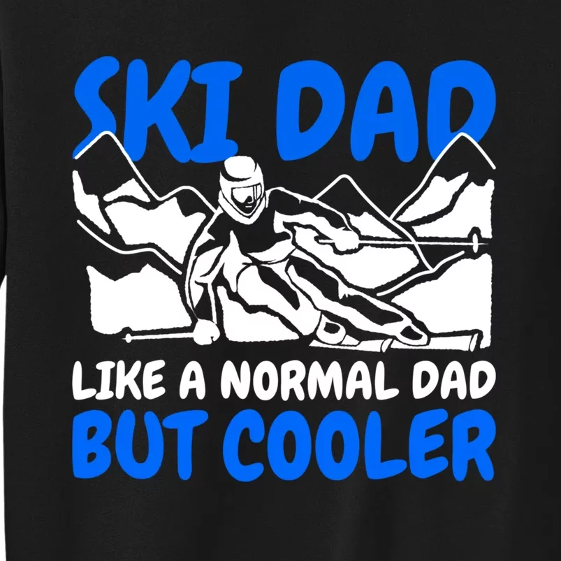 Funny Cute Winter Skiing Gift Tall Sweatshirt