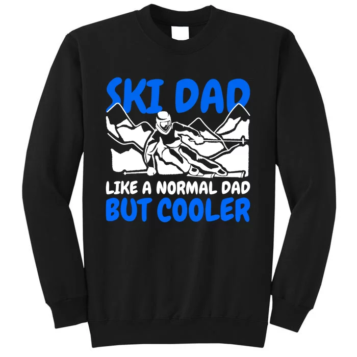 Funny Cute Winter Skiing Gift Tall Sweatshirt