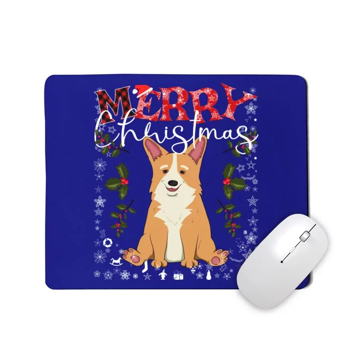 Funny Corgi Xmas Kawaii Dog Lover Family Merry Christmas Cool Gift Mousepad