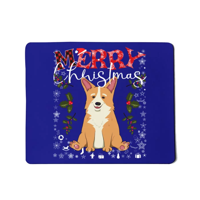 Funny Corgi Xmas Kawaii Dog Lover Family Merry Christmas Cool Gift Mousepad