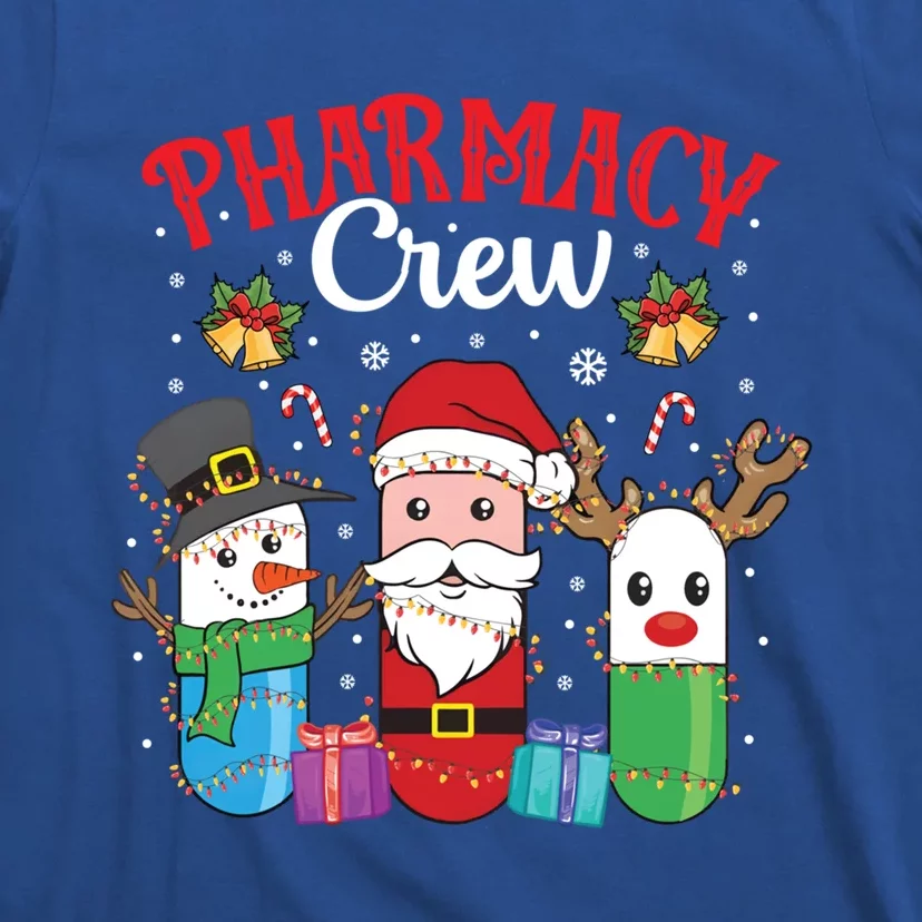 Funny Christmas Xmas Crew Pharmacy Technician Pharmacist Gift T-Shirt