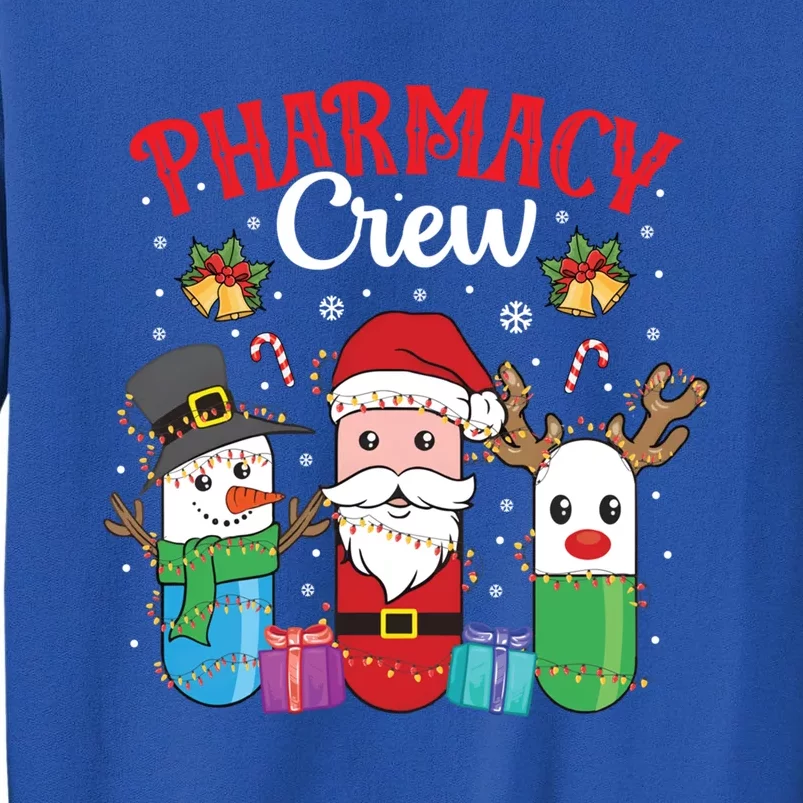 Funny Christmas Xmas Crew Pharmacy Technician Pharmacist Gift Tall Sweatshirt