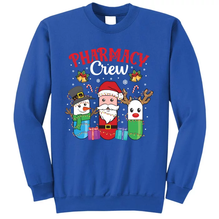 Funny Christmas Xmas Crew Pharmacy Technician Pharmacist Gift Tall Sweatshirt