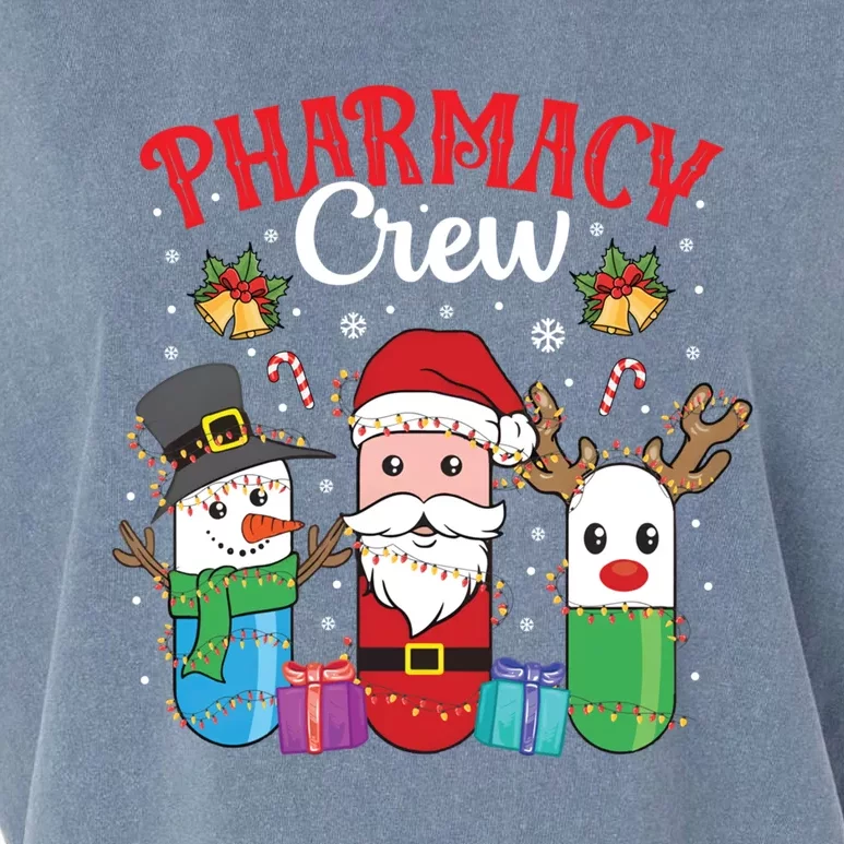 Funny Christmas Xmas Crew Pharmacy Technician Pharmacist Gift Garment-Dyed Women's Muscle Tee