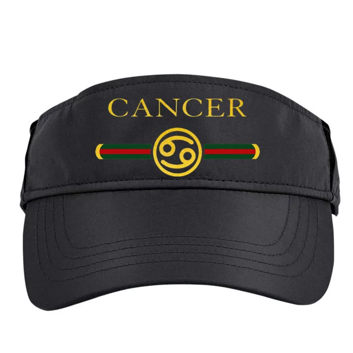 Funny Cancer Zodiac Sign Wo Gift Adult Drive Performance Visor