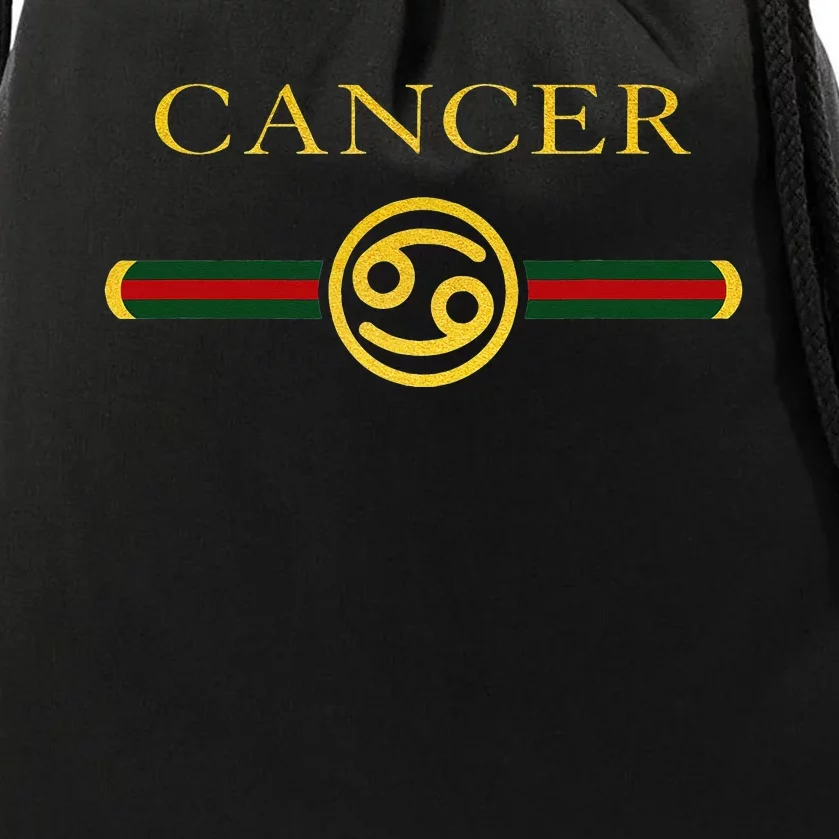 Funny Cancer Zodiac Sign Wo Gift Drawstring Bag